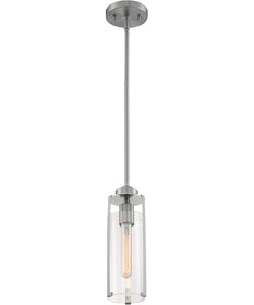 5"W Marina 1-Light Pendant Brushed Nickel