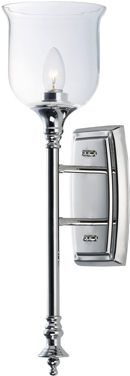 6"W Centennial 1-Light Wall Sconce Polished Nickel