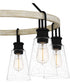 Kingsbridge 6-light Chandelier Earth Black