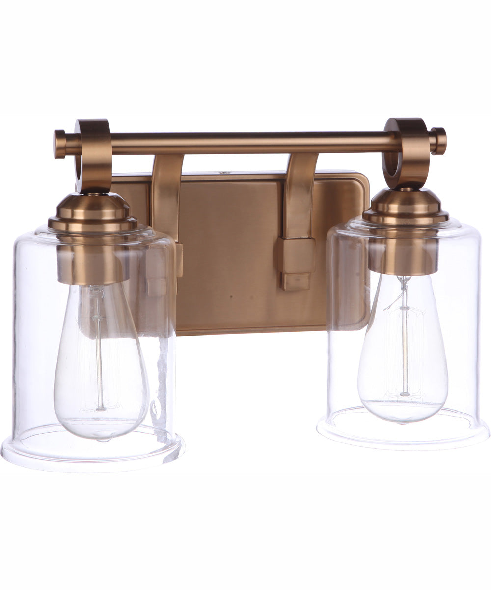 Romero 2-Light Vanity Satin Brass