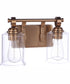 Romero 2-Light Vanity Satin Brass