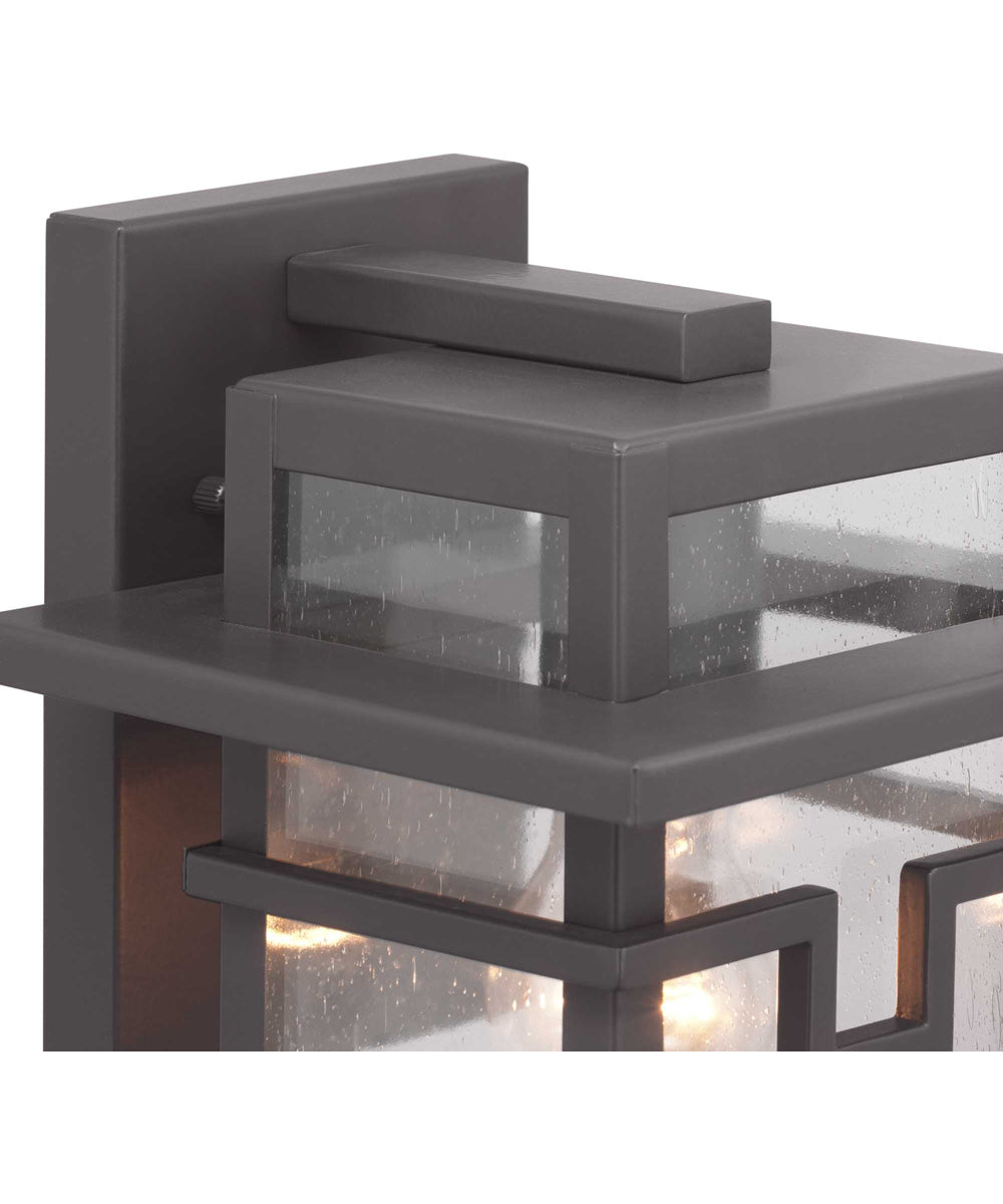 Boxwood 1-Light Medium Wall Lantern Antique Bronze