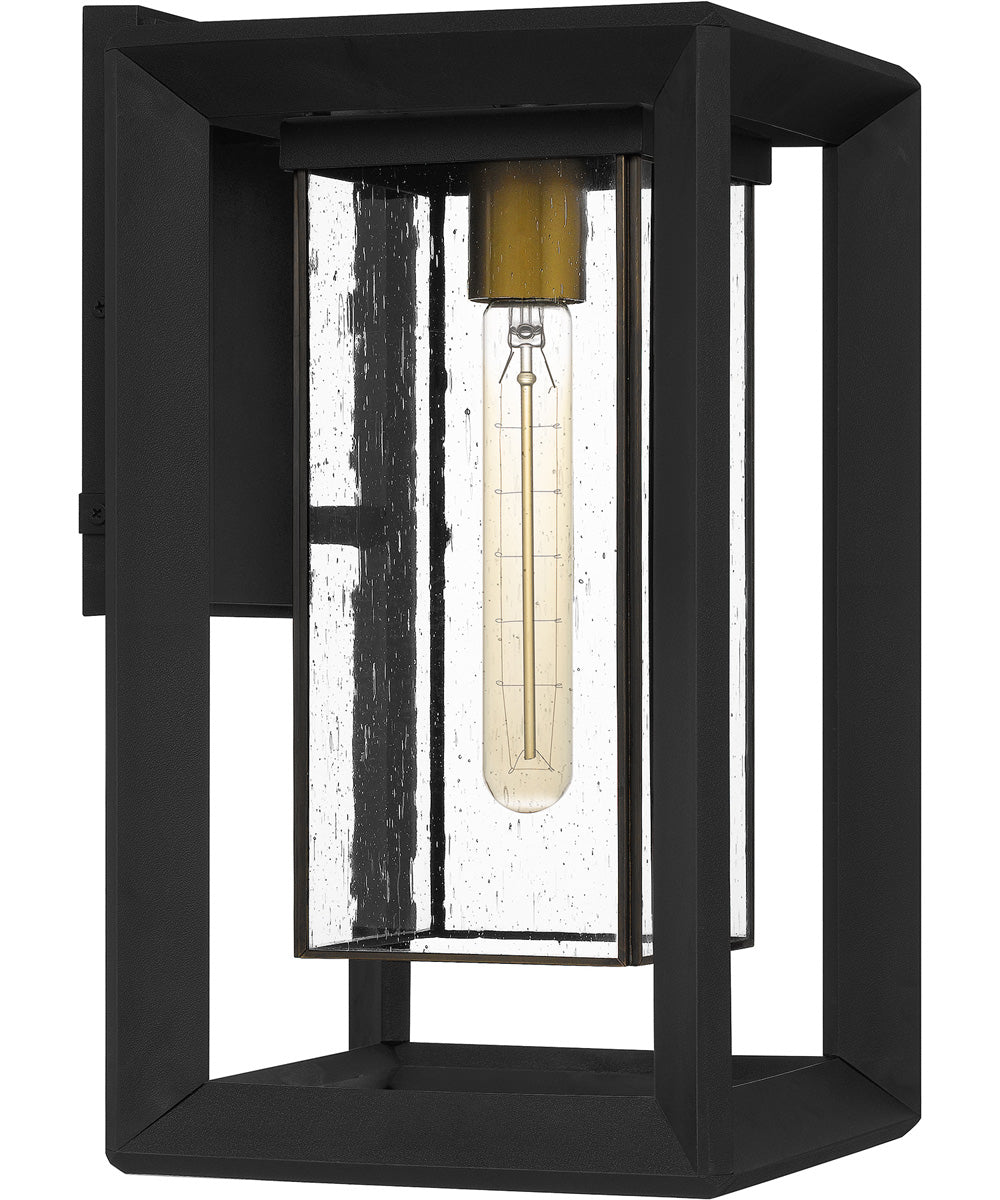 Infinger Large 1-light Outdoor Wall Light  Coastal Armour Earth Black