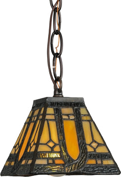 7"W Sierra Prairie Mission Mini Pendant