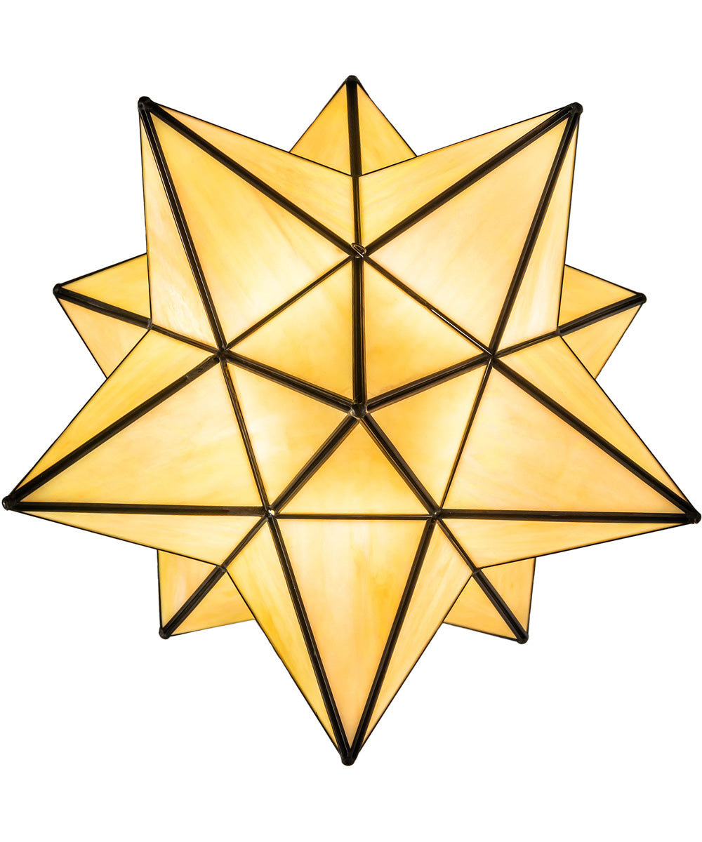 18"W Moravian Star Pendant