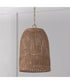 Naomi 1-Light Pendant Matte Brass