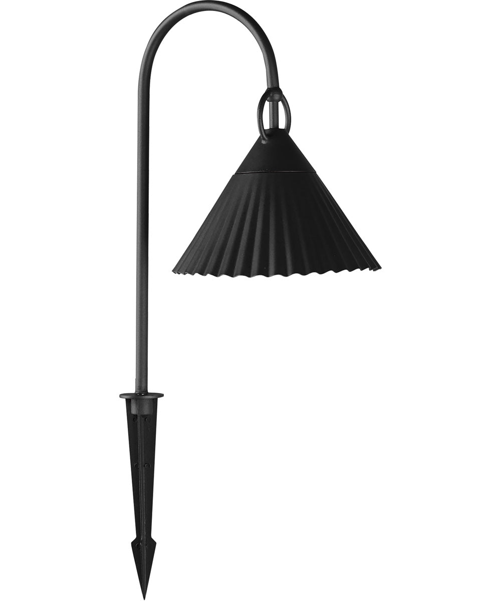 Odette LED Outdoor Garden Light w/ MR11 Bulb Black