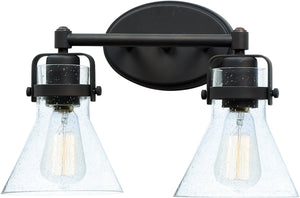 15"W Seafarer 2-Light Bath Vanity Oil Rubbed Bronze
