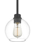 Pruitt Small 1-light Mini Pendant Matte Black
