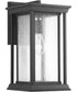 Endicott 1-Light Medium Wall Lantern Textured Black
