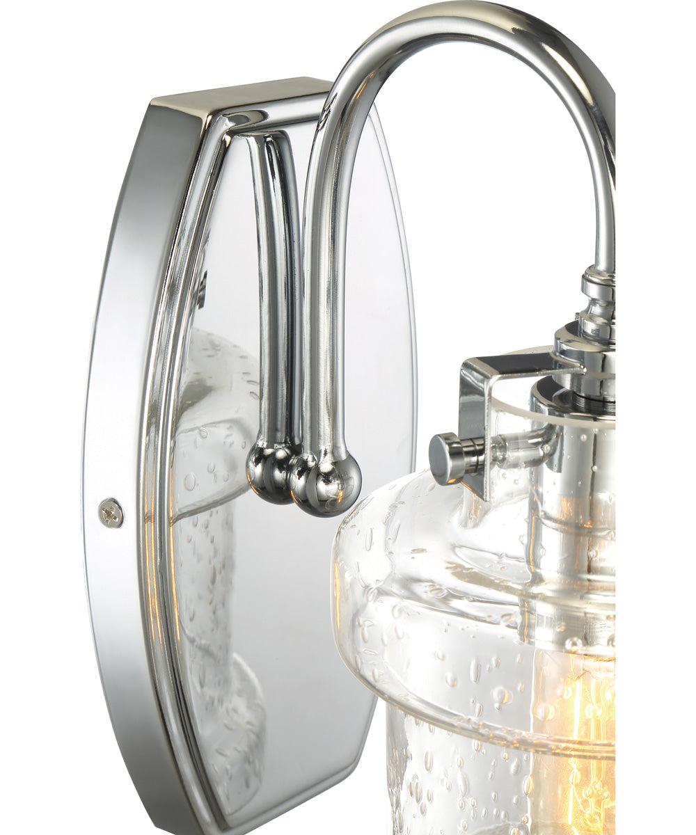 Danbury Small 1-light Wall Sconce Polished Chrome