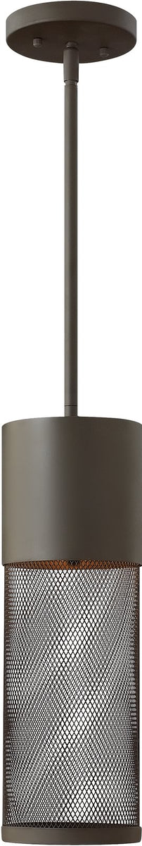 5"W Aria Outdoor Hanging Pendant Buckeye Bronze