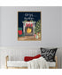 Framed Cozy Christmas Fireplace by Katie Doucette Canvas Wall Art Print (23  W x 28  H), Sylvie Gold Frame