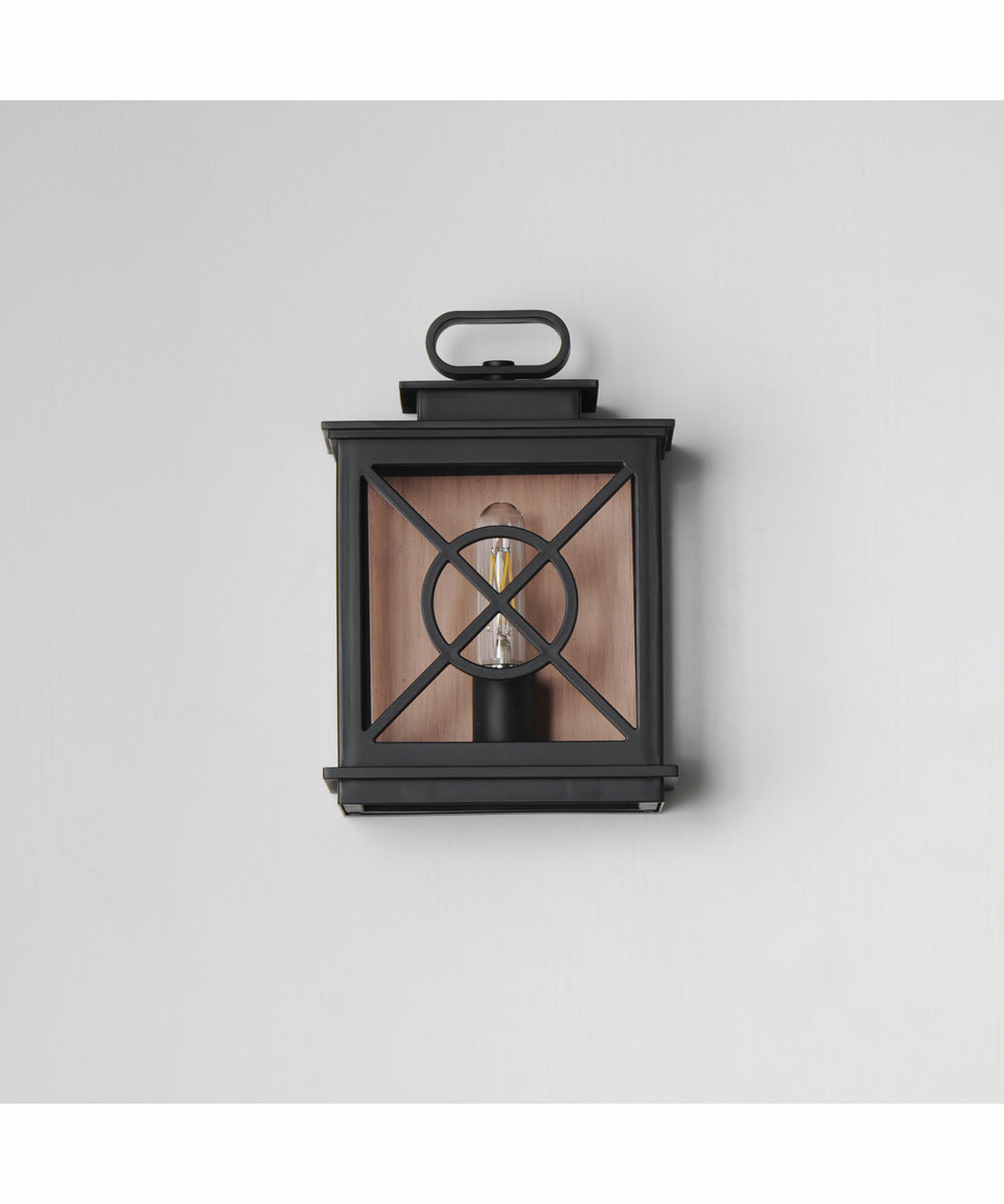 Yorktown VX 1-Light Outdoor Pocket Sconce Black/Aged Copper