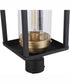 Neo 1-Light Outdoor Post Mount Midnight Satin Brass