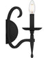Octavia Small 2-light Wall Sconce Earth Black
