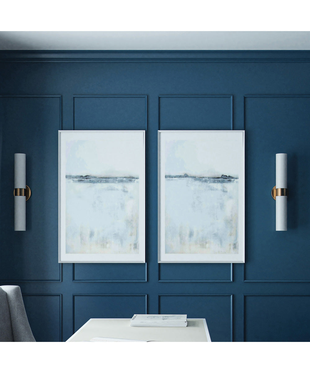 Theo 2-Light Sconce Aged Brass