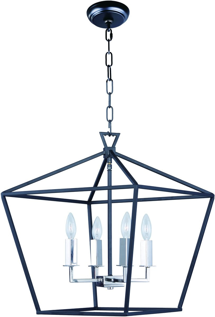 Maxim Abode 4-Light Chandelier 25156TXBPN