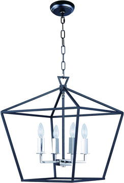 18"W Abode 4-Light Chandelier