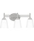 Billingsley Large 3-light Bath Light Brushed Nickel