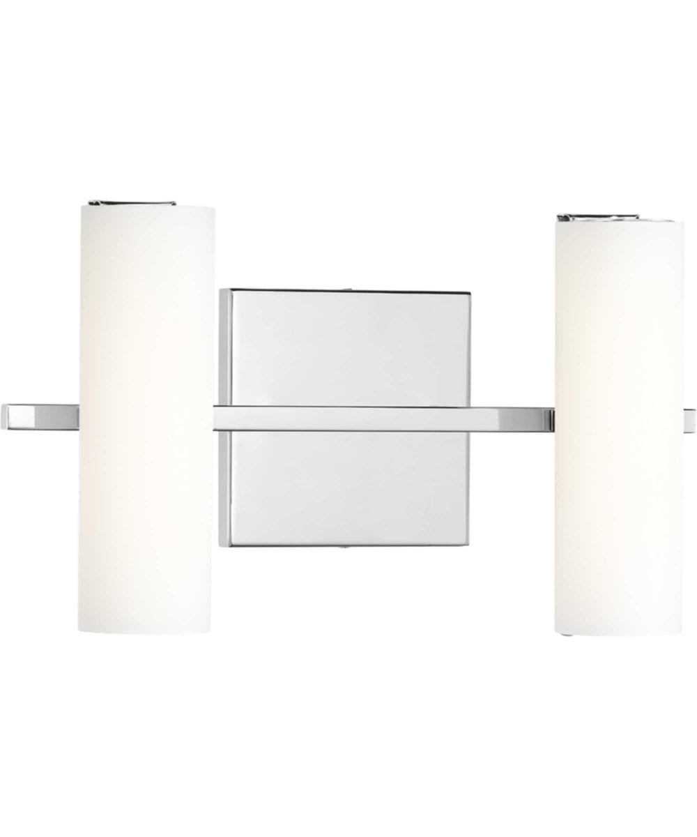 Colonnade LED 2-Light LED Bath & Vanity Polished Chrome