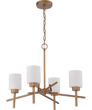 Cadence 4-Light Chandelier Soft Gold
