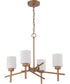 Cadence 4-Light Chandelier Soft Gold