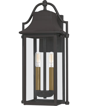 Manning Medium 2-light Outdoor Wall Light  Coastal Armour Aluminum Western Bronze