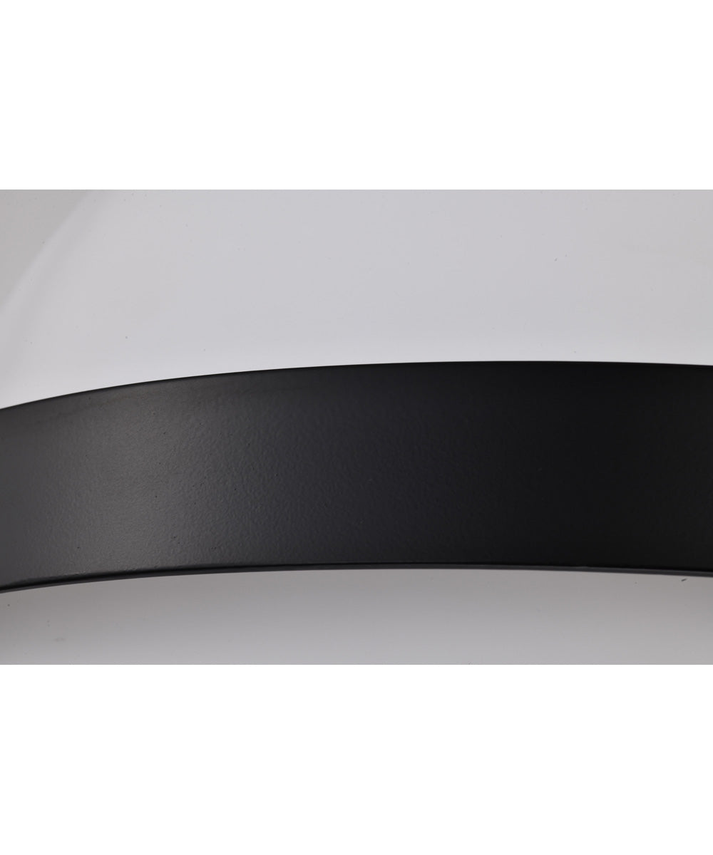 Lakeshore 1-Light Close-to-Ceiling Matte Black