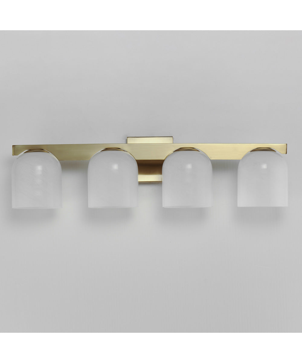 Scoop 4-Light Bath Vanity Natural Aged Brass