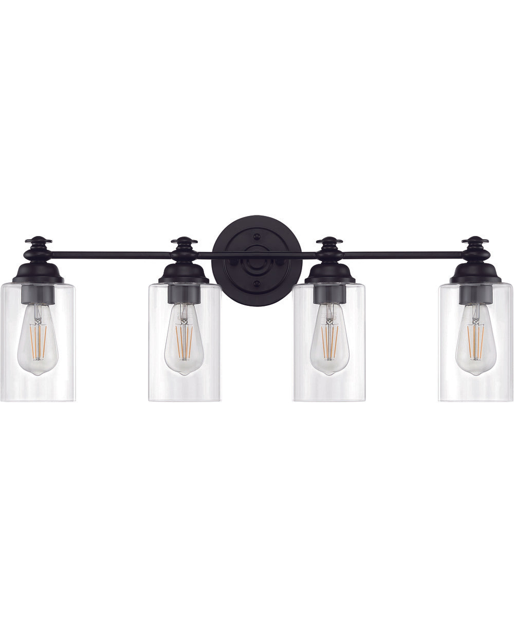 Dardyn 4-Light Vanity Flat Black