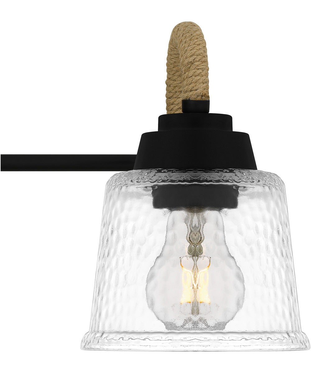 Seabreeze Large 3-light Bath Light Matte Black