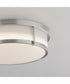 Rogue 13 inch LED Flush Mount Satin Nickel