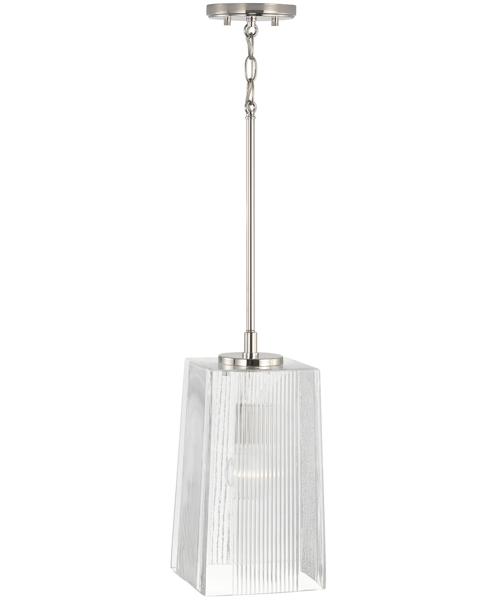 Lexi 1-Light Pendant Polished Nickel