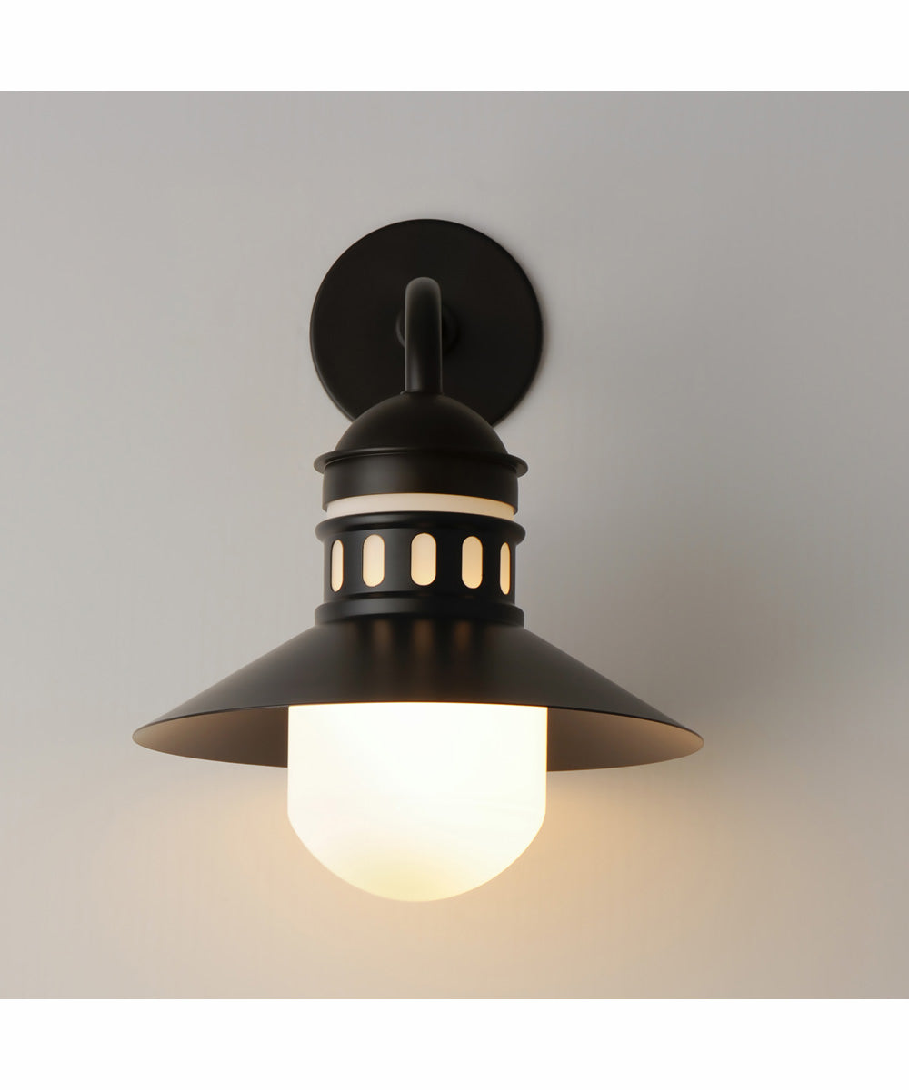 Admiralty 1-Light Outdoor Wall Sconce Black
