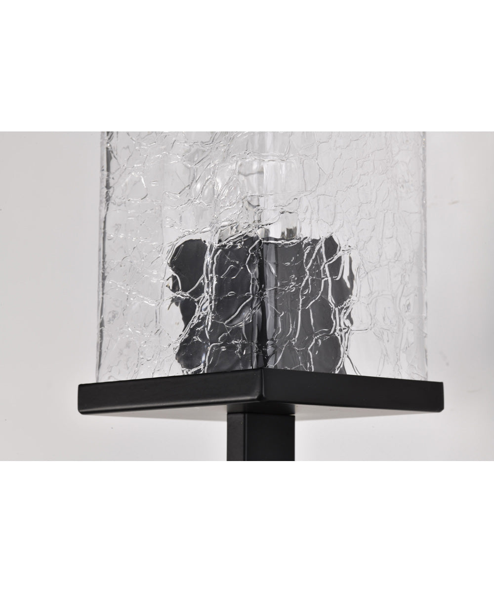 Terrace 1-Light Vanity & Wall Matte Black