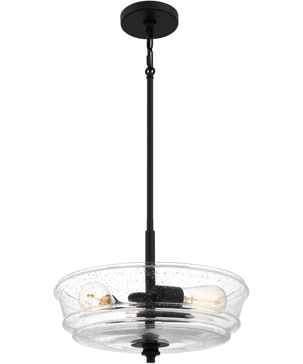 McIntire Large 3-light Pendant Matte Black