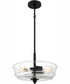 McIntire Large 3-light Pendant Matte Black