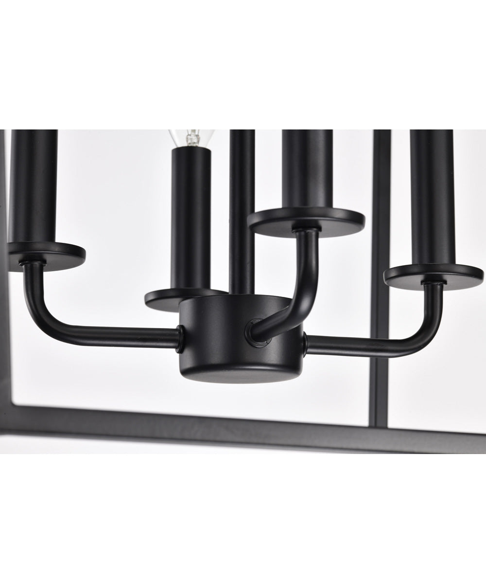 Emma 4-Light Pendant Dark Bronze