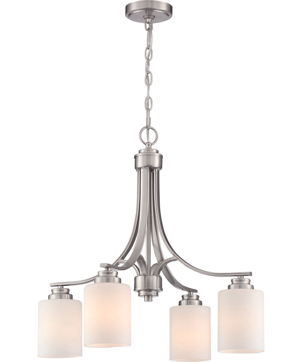 Bolden 4-Light Chandelier Brushed Polished Nickel