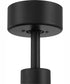52" Terie 1-Light Ceiling Fan Flat Black