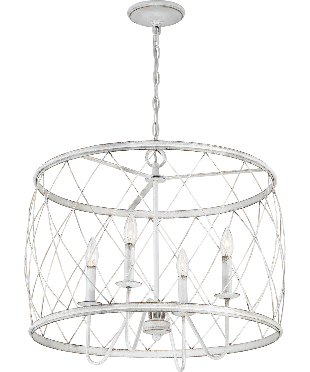Dury 4-light Pendant Antique White