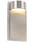 Las Cruces  LED Outdoor Wall Sconce Satin Nickel / Silver