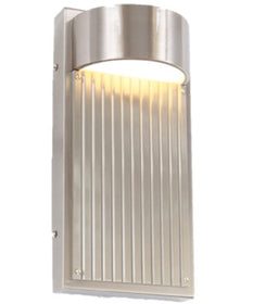 Las Cruces  LED Outdoor Wall Sconce Satin Nickel / Silver