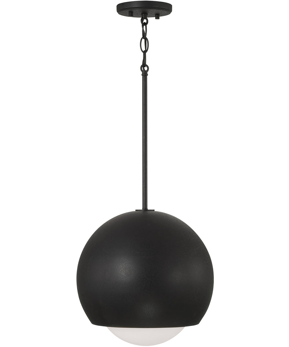Dolby 1-Light Pendant Black Iron