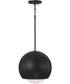 Dolby 1-Light Pendant Black Iron