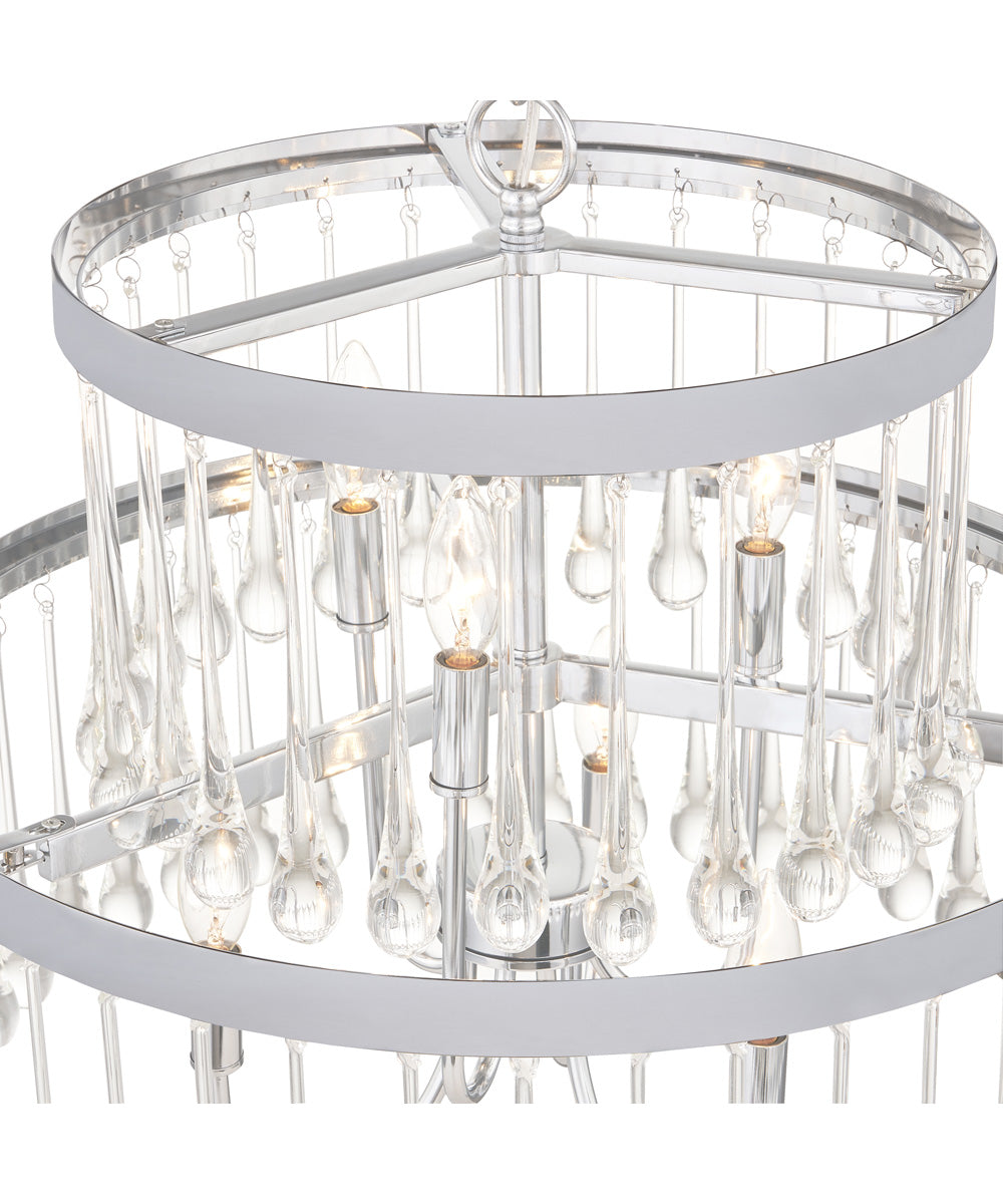 Alva 6-light Pendant Polished Chrome