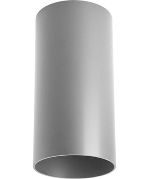 6" LED Outdoor Flush Mount Cylinder Metallic Gray