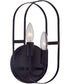 Mindful 2-Light Wall Sconce Flat Black