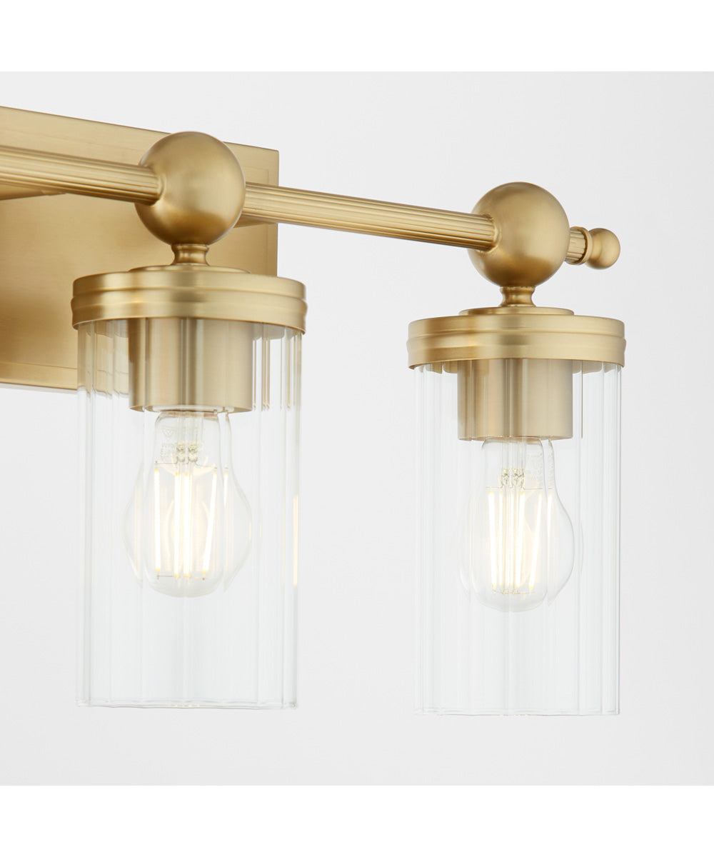 Tamara Day's Lee Boulevard 4-light Bath Vanity Light Aged Brass